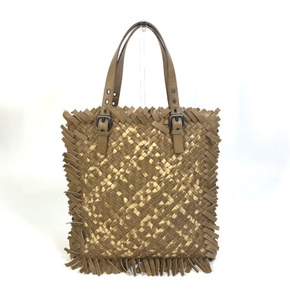 Bottegaveneta Tote Bag 239898 Leather Beige Intrecciato Mens