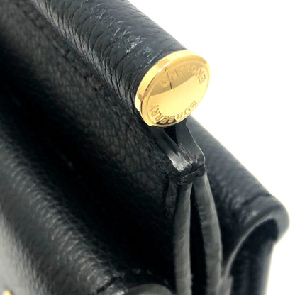 Burberry Handbag Leather Black Square Type Handbag Unisex(Unisex)