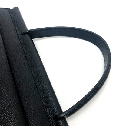 Burberry Handbag Leather Black Square Type Handbag Unisex(Unisex)