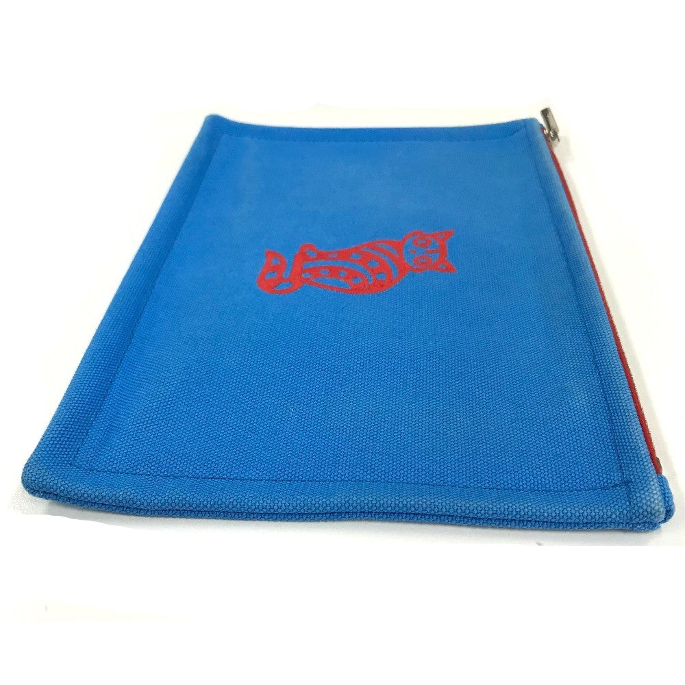 Hermes Pouch Canvas Blue X Red The King Of Cats Mitsou Mitsu Cat Pouch Women