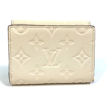 Louis Vuitton Trifold Wallet M81071 Monogram Ann Platt Leather Beige Monogram Ann Platt Wallet Women