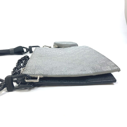 Louis Vuitton Shoulder Bag M59682 Leather, Taurillon Clemence Leather, Damier Glitter Leather