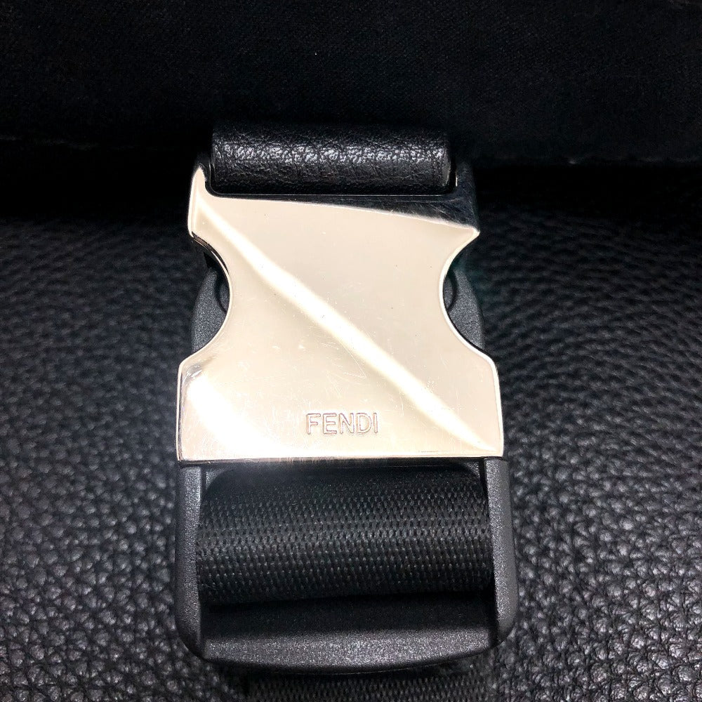 Fendi Backpack 7Vz011 Leather Black Backpack Mens