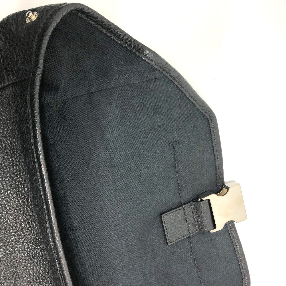 Fendi Backpack 7Vz011 Leather Black Backpack Mens