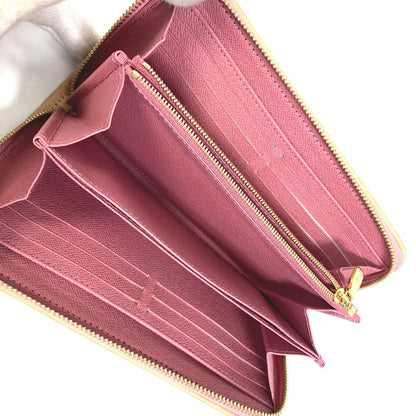 Louis Vuitton Long Wallet Purse M81182 Monogram Denim Pink Monogram Denim Zippy Wallet Women