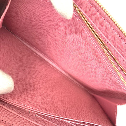 Louis Vuitton Long Wallet Purse M81182 Monogram Denim Pink Monogram Denim Zippy Wallet Women
