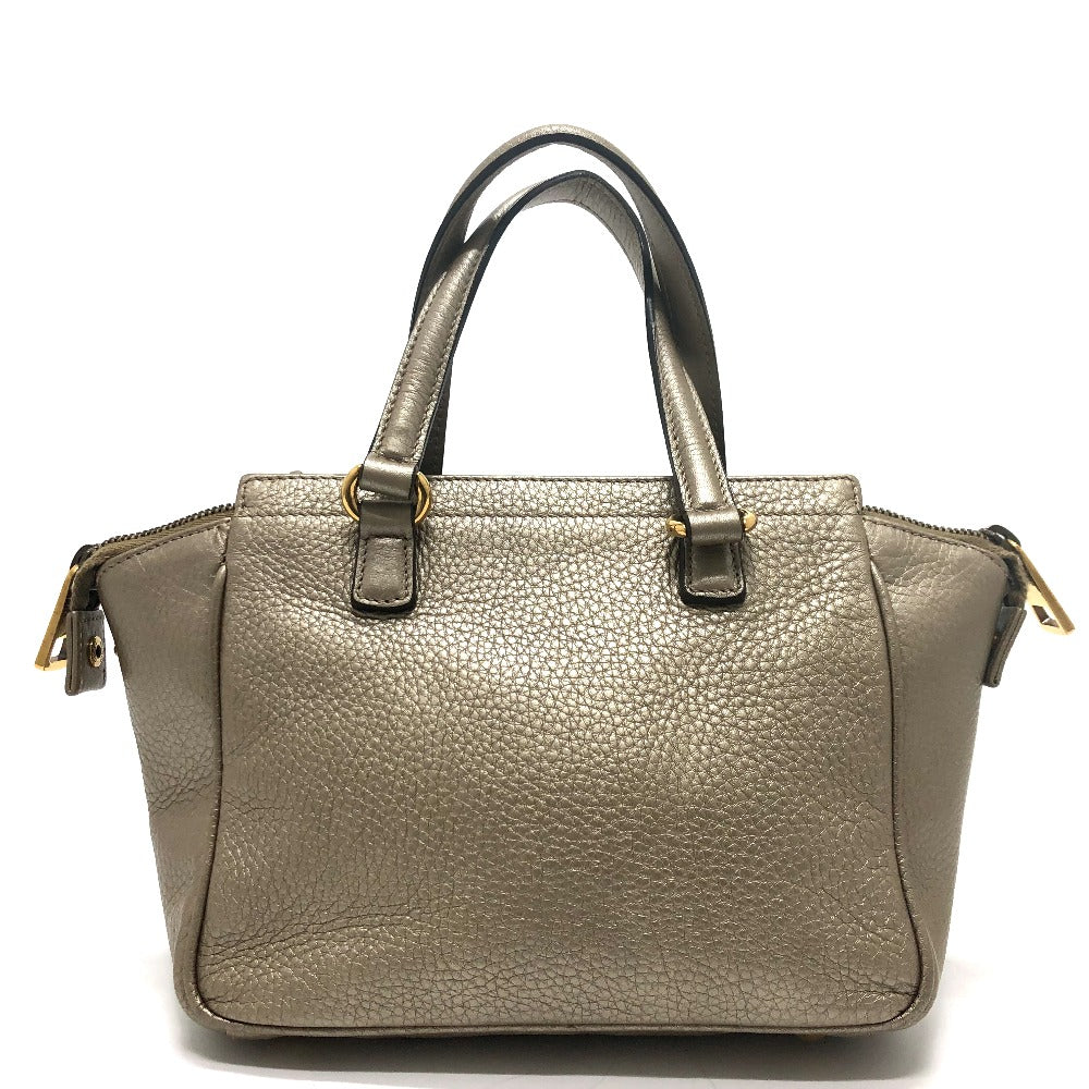 Gucci Handbag 282481 Leather Gold Gg Double G Detail Women