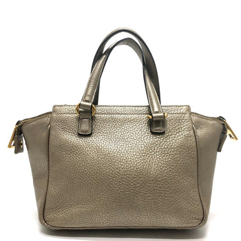 Gucci Handbag 282481 Leather Gold Gg Double G Detail Women