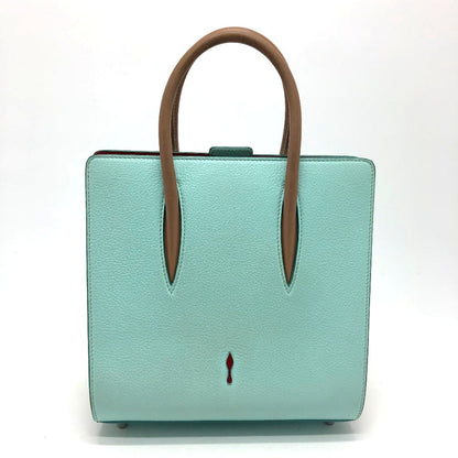 Christian Louboutin Handbag 1165026 Leather Blue Tote Bag Paloma Small Women