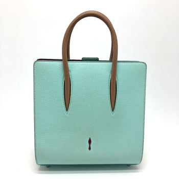 Christian Louboutin Handbag 1165026 Leather Blue Tote Bag Paloma Small Women