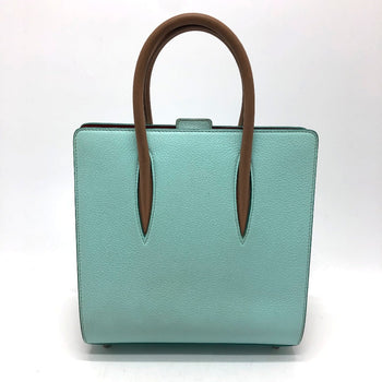 Christian Louboutin Handbag 1165026 Leather Blue Tote Bag Paloma Small Women