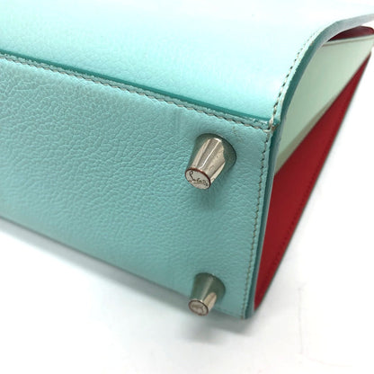 Christian Louboutin Handbag 1165026 Leather Blue Tote Bag Paloma Small Women
