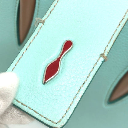 Christian Louboutin Handbag 1165026 Leather Blue Tote Bag Paloma Small Women