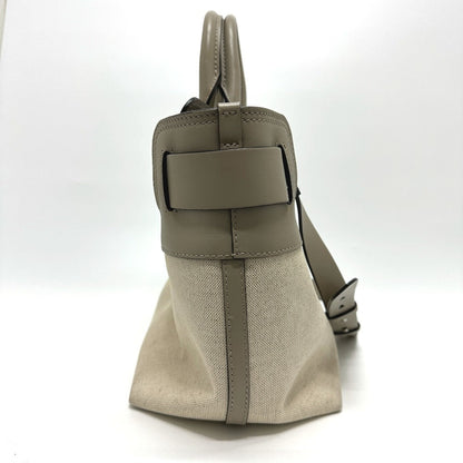 Burberry Handbag 4076673 Canvas / Leather Beige Belt Bag Medium Women