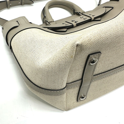 Burberry Handbag 4076673 Canvas / Leather Beige Belt Bag Medium Women