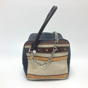 Louis Vuitton Handbag M52350 Leather Black / Beige Trompe L'Oeil Women