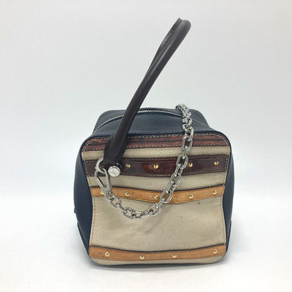 Louis Vuitton Handbag M52350 Leather Black / Beige Trompe L'Oeil Women