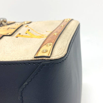Louis Vuitton Handbag M52350 Leather Black / Beige Trompe L'Oeil Women