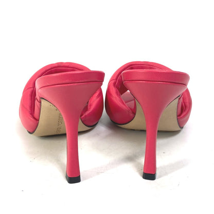 Bottegaveneta Sandals 639943 Leather Red Type Rubber Lido Mules Women 36.5