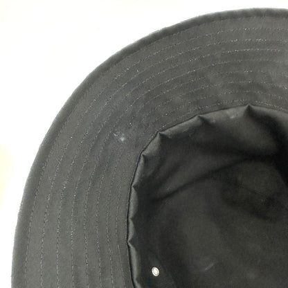 Dior Hat Nylon Gray X Black Trotter Bucket Hat Bob Hat Women Size Unknown