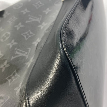 Louis Vuitton Tote Bag M43900 Plastics Black Monogram Eclipse Glaze Zipped Tote Mens