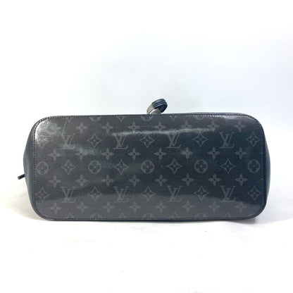 Louis Vuitton Tote Bag M43900 Plastics Black Monogram Eclipse Glaze Zipped Tote Mens