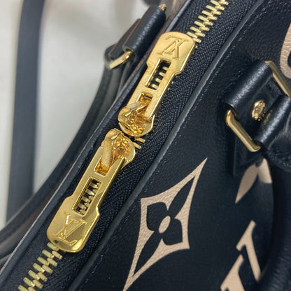 Louis Vuitton Boston Duffel Bag M58947 Monogram Ann Platt Leather Black Monogram Ann Platt Speedy