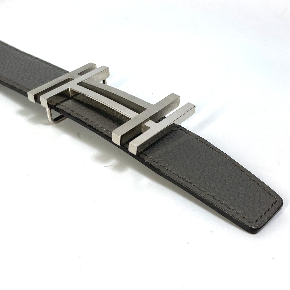 Hermes Belt Togo Gray H Belt Ash Okare Women 80