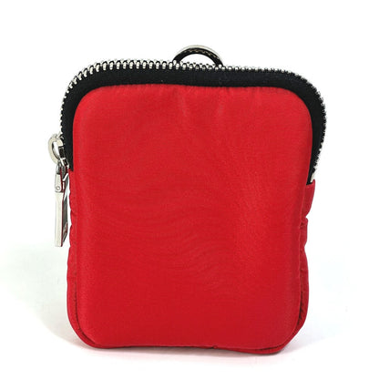 Prada Pouch 2Na026 Nylon Red Triangle Logo Plate Tessuto Soft Mens