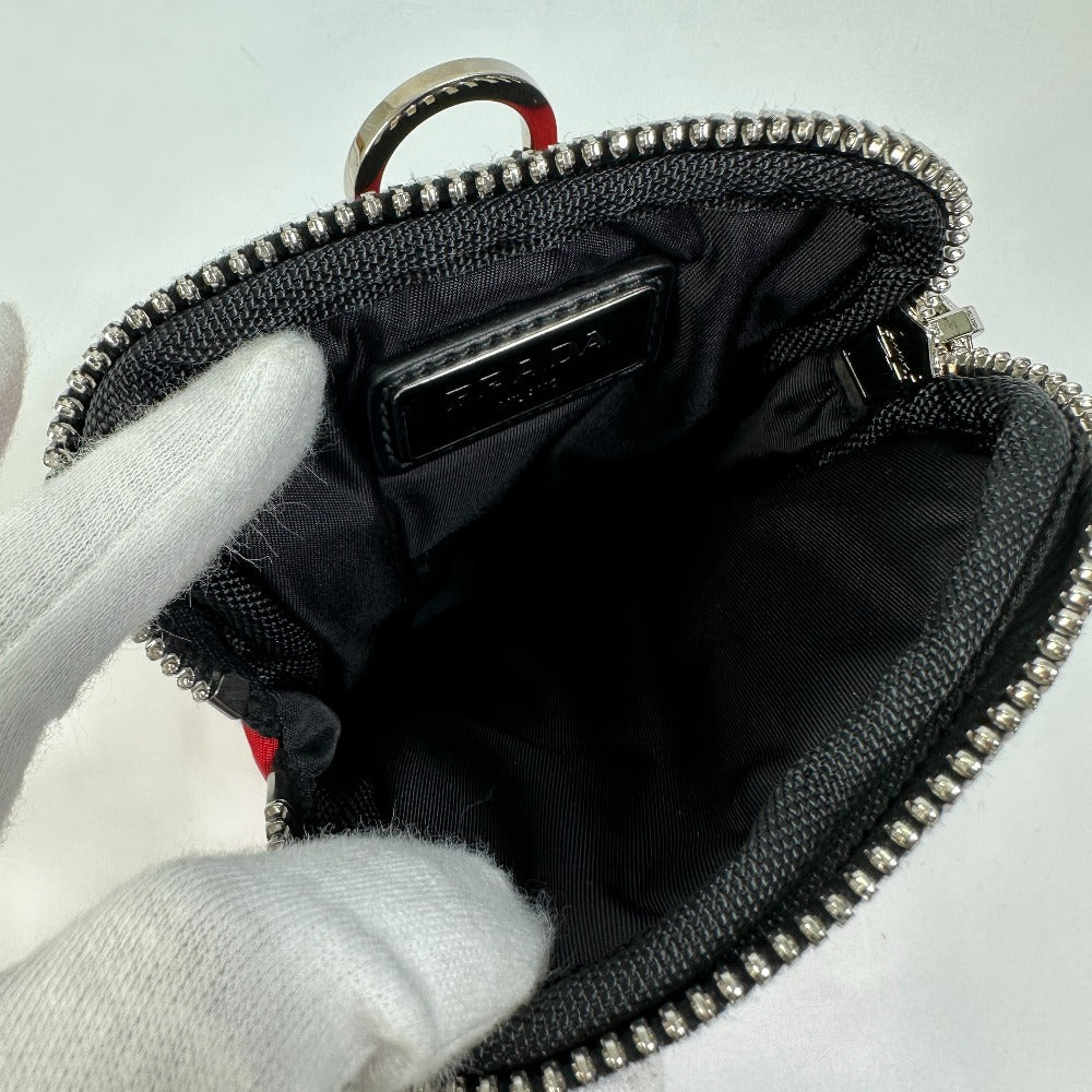 Prada Pouch 2Na026 Nylon Red Triangle Logo Plate Tessuto Soft Mens