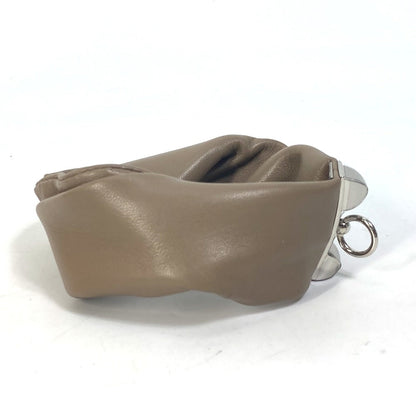 Hermes Bracelet Leather Brown Accessories Medor Torsado Women