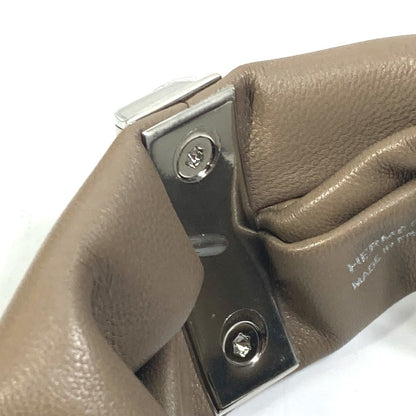Hermes Bracelet Leather Brown Accessories Medor Torsado Women