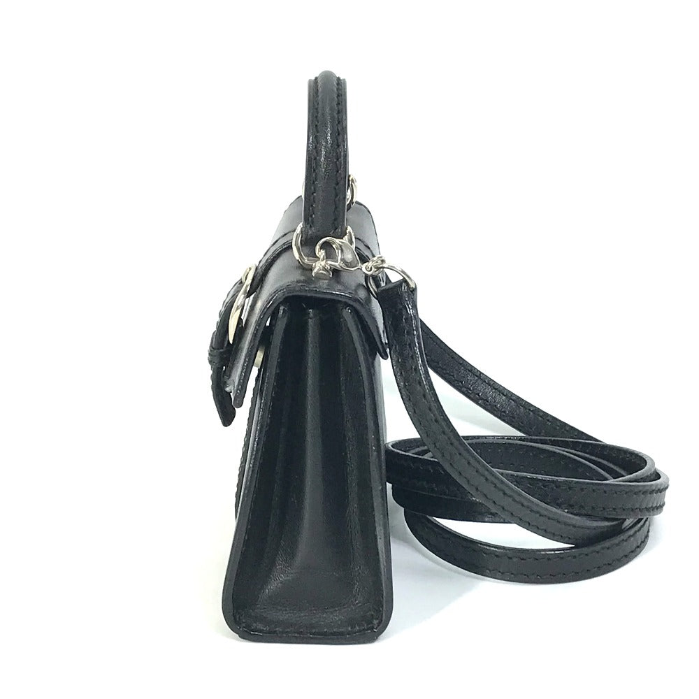 Gucci Shoulder Bag 007.090.0234 Leather Black Mini Bag Women