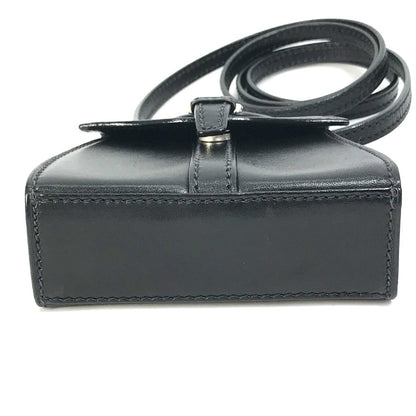 Gucci Shoulder Bag 007.090.0234 Leather Black Mini Bag Women