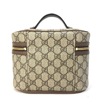 Gucci Vanity Bag 611001 Gg Supreme Canvas Beige Sherry Line Ophidia Gg