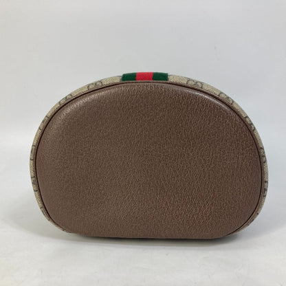 Gucci Vanity Bag 611001 Gg Supreme Canvas Beige Sherry Line Ophidia Gg