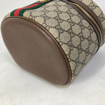 Gucci Vanity Bag 611001 Gg Supreme Canvas Beige Sherry Line Ophidia Gg