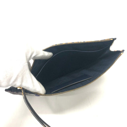 Salvatore Ferragamo Clutch Bag 22D517 Leather Multicolor Gancini Mens