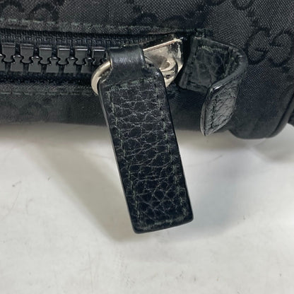 Gucci Waist Bag 509643 Nylon Black Gg Belt Bag Sling Bag Mens
