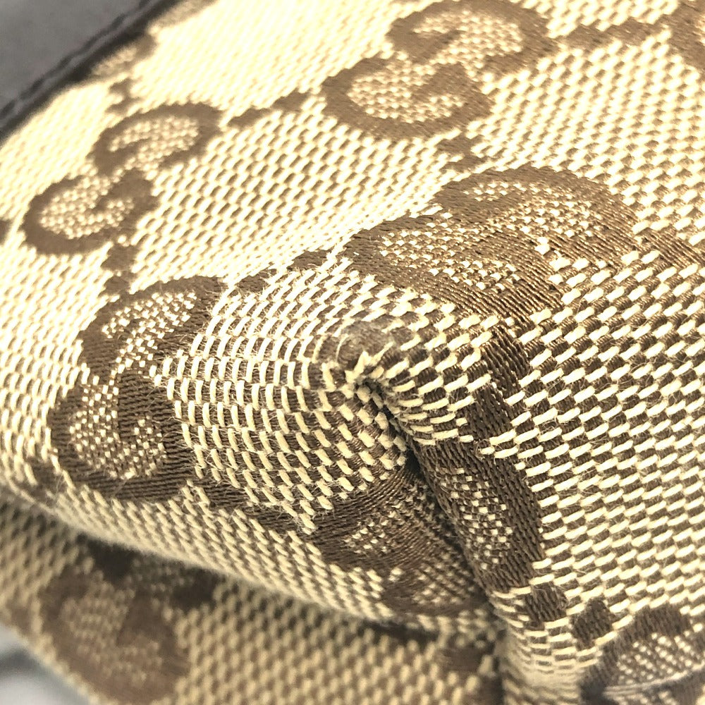 Gucci Waist Bag 131236 Gg Canvas Beige X Brown Gg Sling Bag Waist Pouch Unisex(Unisex)