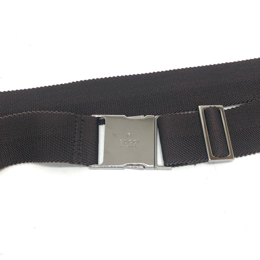 Gucci Waist Bag 131236 Gg Canvas Beige X Brown Gg Sling Bag Waist Pouch Unisex(Unisex)