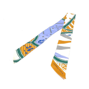 Hermes Scarf Silk Multicolor Bandeau Scarf Twilly Twilly Women