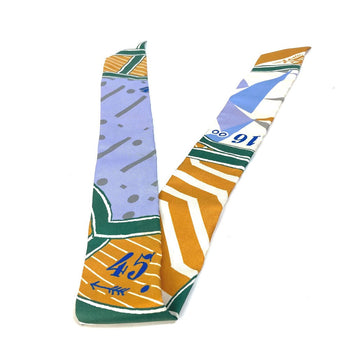 Hermes Scarf Silk Multicolor Bandeau Scarf Twilly Twilly Women