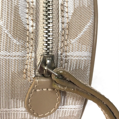 Chanel Pouch A17682 Canvas Beige Coco Mark New Travel Line Women