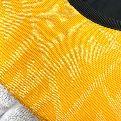 Fendi Cap Fxq768 Canvas Yellow Zucca Baseball Cap