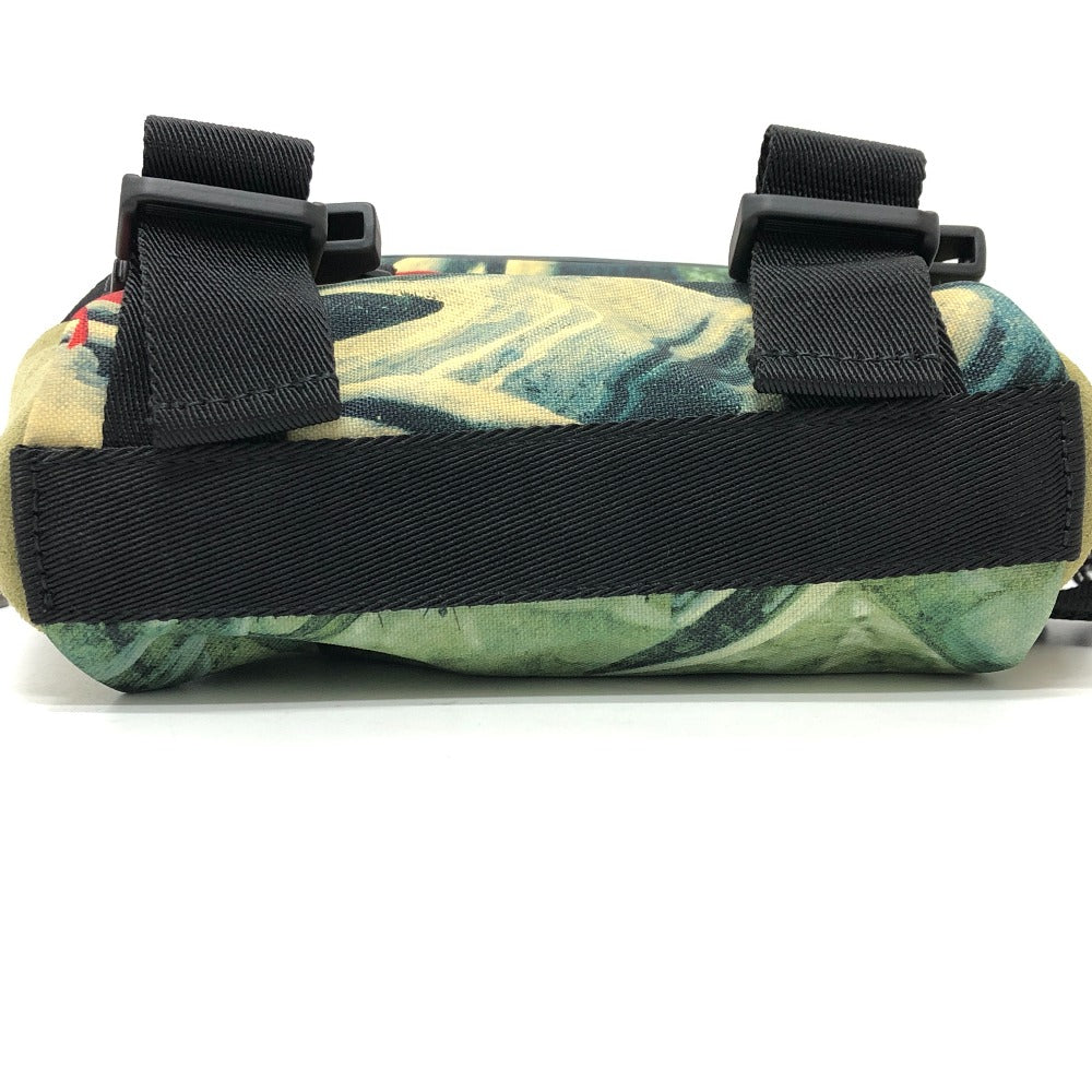 Valentino Garavani Shoulder Bag Canvas Green Dragon Motif Women