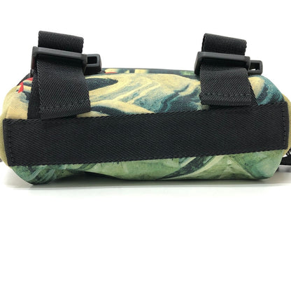 Valentino Garavani Shoulder Bag Canvas Green Dragon Motif Women