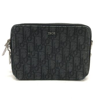 Dior Shoulder Bag 2Esbc119Vpd Canvas Navy Oblique Messenger Pouch Mens
