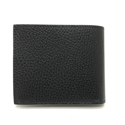Gucci Folded Wallet 610466 Leather Black Interlocking G Mens