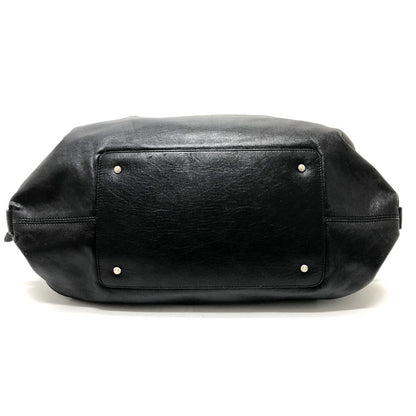 Salvatore Ferragamo Handbag Ez-21A056 Leather Black Gancini Women